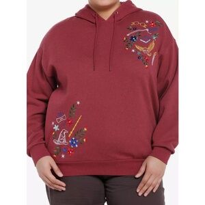 Her Universe Harry Potter Floral Icons Plus Size Hoodie - SOLD OUT